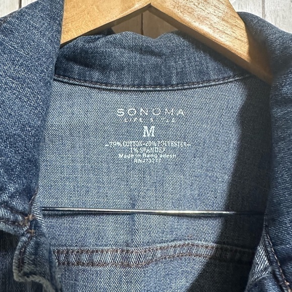 Sonoma Jean Jacket Size M - Picture 3 of 4